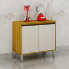 Balcão De Cozinha 2 Portas -eduarda-cinamomo/off- Chf Móveis