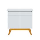 Balcão De Cozinha 2 Portas Branco Acetinado Classic Imcal