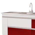 Balcão De Cozinha 2 Portas E 3 Gavetas Prisma – Mgm - Branco