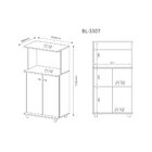 Balcão De Cozinha 2 Portas Em Mdp Tecnomobili Bl3307