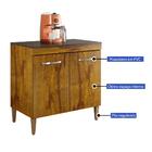 Balcão De Cozinha 2 Portas Madrid Kaiki Móveis Rovere