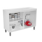 Balcão De Cozinha 2 Portas Quadria  Branco Ártico