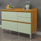 Balcão De Cozinha 3 Porta 2 Gaveta Pilar