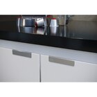 Balcão De Cozinha 3 Portas 2 Gavetas Quadria  Branco Ártico