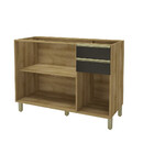 Balcão De Cozinha 3 Portas 2 Gavetas Sem Tampo 120cm Star Ind