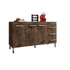 Balcao De Cozinha 3 Portas Dinamarca Castani Brienza