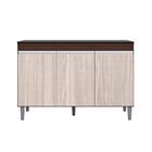 Balcão De Cozinha 3 Portas Northampton Castanho Avelã