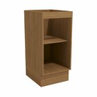 Balcão De Cozinha 400mm 1 Porta De Madeira Canela