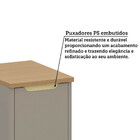 Balcão De Cozinha 40cm 1 Porta Com Tampo Lumina Luciane Móveis