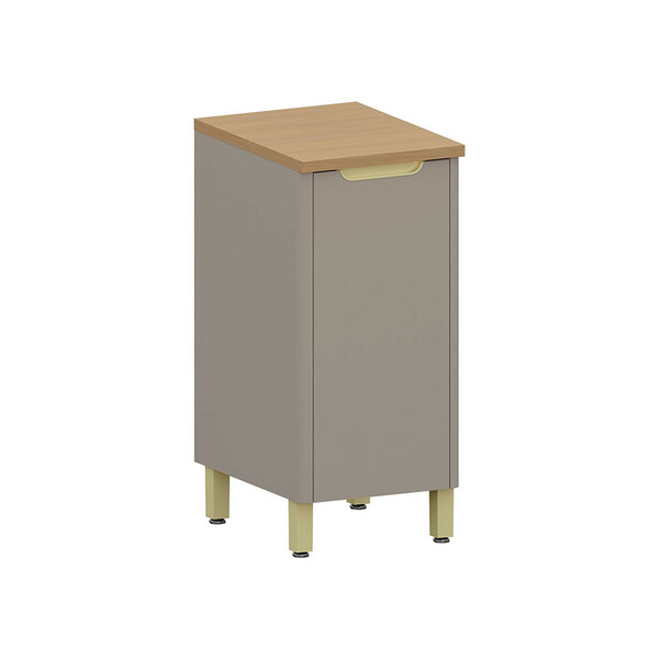 Balcão De Cozinha 40cm 1 Porta Com Tampo Lumina Luciane Móveis