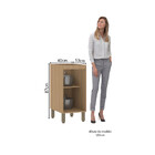 Balcão De Cozinha 40cm 1 Porta Sem Tampo Slim Luciane Móveis