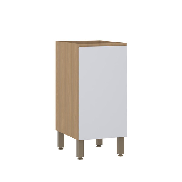 Balcão De Cozinha 40cm 1 Porta Sem Tampo Slim Luciane Móveis