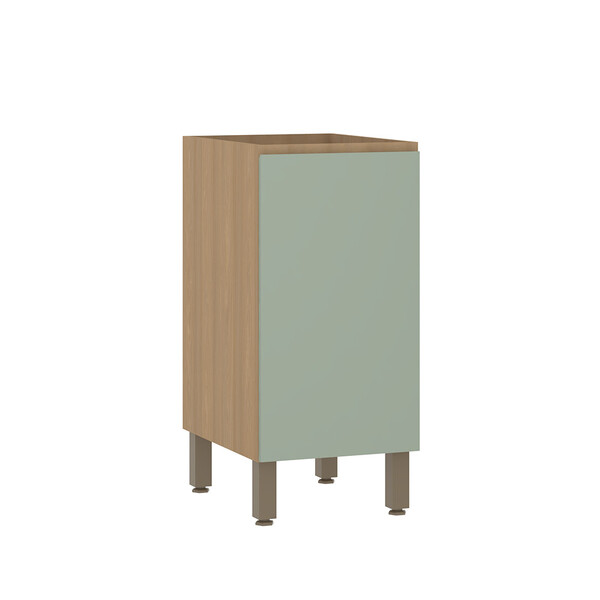 Balcão De Cozinha 40cm 1 Porta Sem Tampo Slim Luciane Móveis