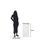 Balcão De Cozinha 41cm 1 Porta Com Tampo Unna Yescasa Branco