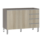 Balcão de Cozinha 53x82,5x53cm Cedro Prime Luciane