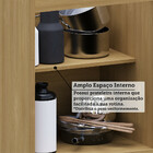 Balcão De Cozinha 60cm 2 Portas Elegance Luciane Móveis