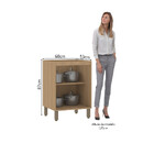 Balcão De Cozinha 60cm 2 Portas Sem Tampo Slim Luciane Móveis