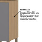 Balcão De Cozinha 60cm 2 Portas Sem Tampo Slim Luciane Móveis