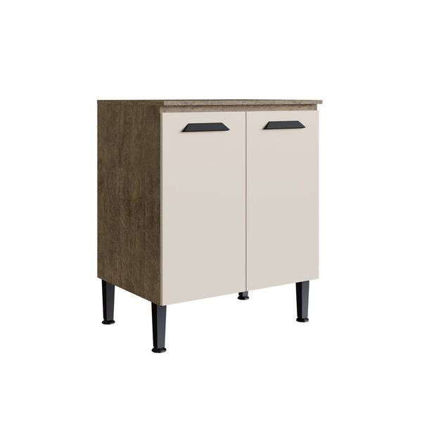 Balcão De Cozinha 70 5cm 02 Portas 1019 Genialflex - Genial D