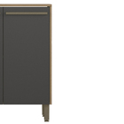 Balcão De Cozinha 70 Cm 02 Portas Marina Montana/grafite Madi