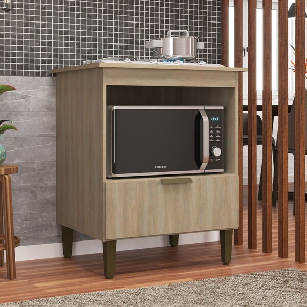 Balcão De Cozinha 70 Cm 1 Porta 66912 Dourado - Jcarvalho