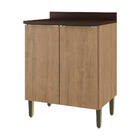 Balcão De Cozinha 70cm Com Tampo 2 Portas Dubai 2937 Casamia