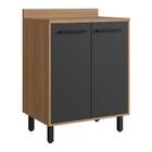 Balcão De Cozinha 70cm Para Cooktop Com Tampo E 2 Portas Hava