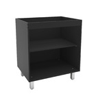 Balcão de Cozinha 70cm Preto Spring