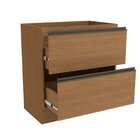 Balcão De Cozinha 800mm 2 Gavetões De Madeira Canela