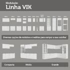 Balcão De Cozinha 80 Cm 2 Gavetas Branco Vik Madesa