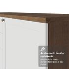 Balcão De Cozinha 80 Cm 2 Gavetas Rustic/branco Vik Madesa