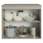 Balcão De Cozinha 80 Cm 2 Portas Crema Nice Madesa