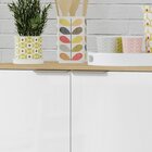 Balcão De Cozinha 80 Cm Glória 2 Portas Branco Neve - Mx Móve