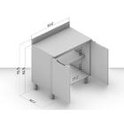 Balcão De Cozinha 80 Cm Meena 2 Portas Branco - Politorno