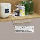 Balcão De Cozinha 80cm 1 Porta 2 Gavetas Elegance Luciane Móv