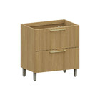 Balcão De Cozinha 80cm 1 Porta 2 Gavetas Elegance Luciane Móv