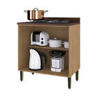 Balcão De Cozinha 80cm 2 Portas Com Tampo Dubai 2938 Casamia