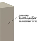 Balcão De Cozinha 80cm 2 Portas Com Tampo Lumina Luciane Móve