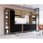 Balcão De Cozinha 80cm 2 Portas Laura Delamarco Móveis Mel/pr