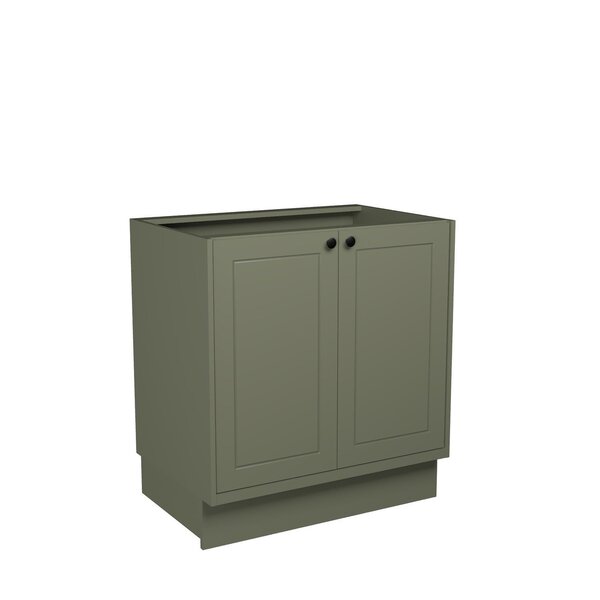 Balcão De Cozinha 80cm 2 Portas Sevilha Verde Hill