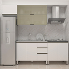 Balcão de Cozinha 80cm Branco Spring