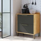 Balcão De Cozinha 80cm Com 1 Porta Basculante 1 Gavetão E Tam