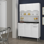 Balcão de Cozinha 86x105x45cm Aço Branco Neve Rose Itatiaia