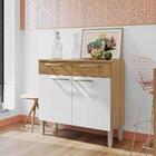 Balcão De Cozinha 90 Cm 2 Portas E 2 Gavetas Freijó