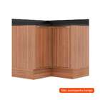 Balcão De Cozinha   Chloe 2 Pt Nogueira