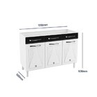 Balcão De Cozinha Aço Triplo Star New Telasul Preto