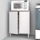 Balcão De Cozinha Balm Para Micro-ondas 2 Pt Branco