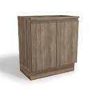 Balcão De Cozinha Bruges Com Tampo Para Cooktop 2 Pt Nogal 80