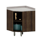 Balcão De Cozinha Canto Diagonal 1 Porta E Com Tampo Luna Luc