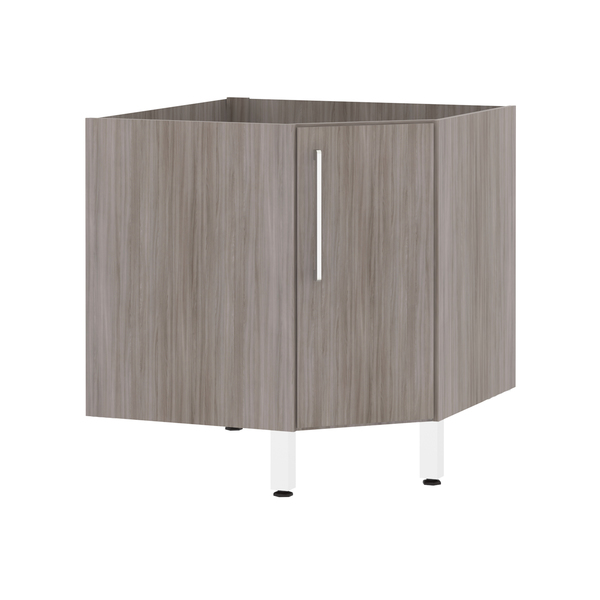 Balcão de Cozinha Canto Diagonal 76x82,5x75cm Malbec Prime Luciane